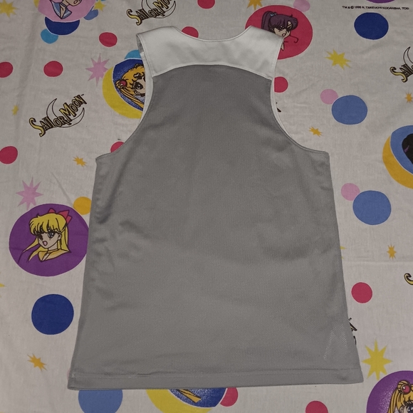 Jordan Reversible Basketball Jersey Jumpman Gray & White Nike Michael Air - Picture 5 of 8